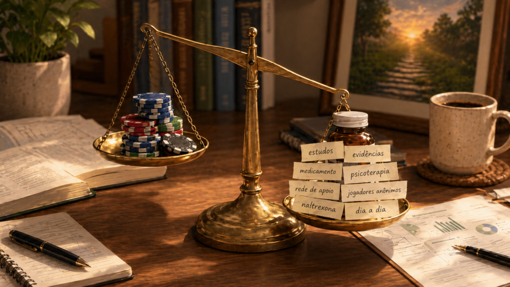 Naltrexona e ludopatia: o que se sabe o possível tratamento e como funciona